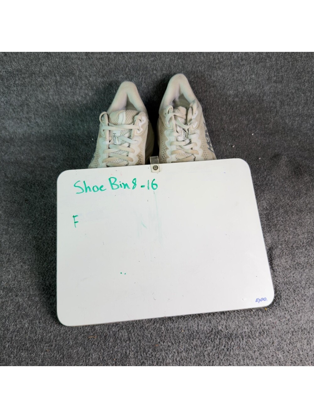 Hoka One One Bondi 8 Wide Shoes Womens Size 8.5 Beige Mesh Running Sneakers - Picture 9 of 9
